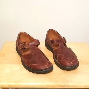 Josef Seibel brown leather size 10 shoes